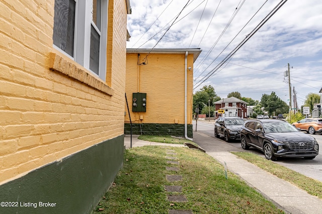 view of side of property