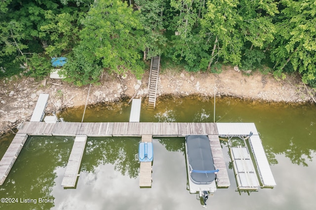 315 Timberlake Ln, Mcdaniels, KY 40152 - dock area with a water view