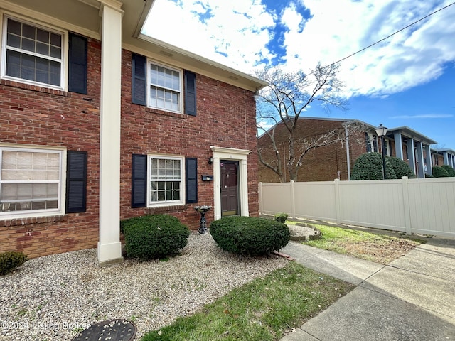 view of front of home