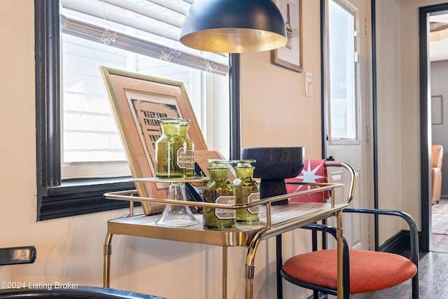 view of dining area