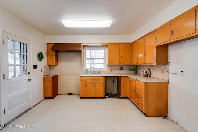 kitchen featuring sink