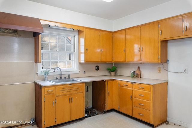 kitchen featuring sink