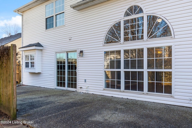 view of rear view of house