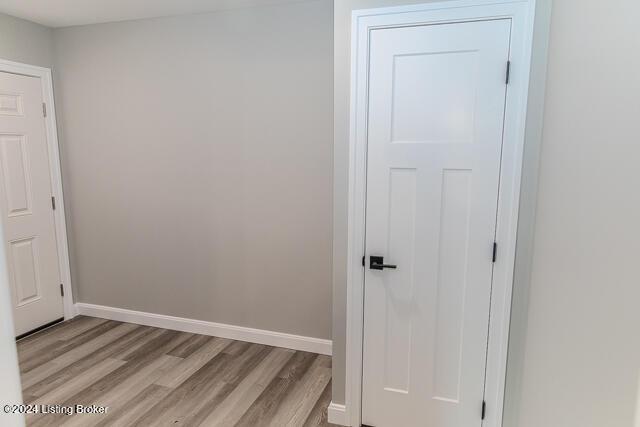 363 S Hamilton Ave, Hanover, IN 47243 - interior space featuring light wood-style flooring and baseboards