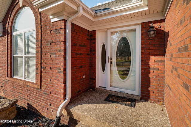 view of entrance to property