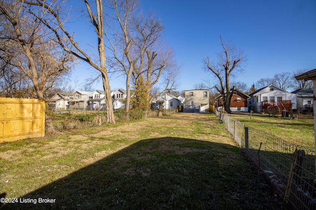 view of yard