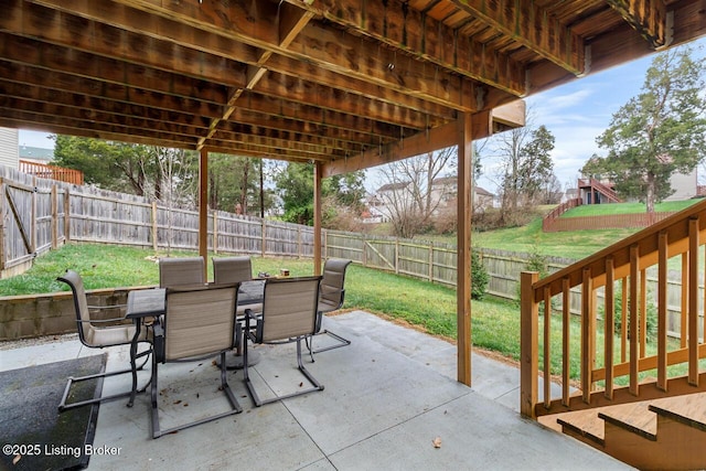 view of patio