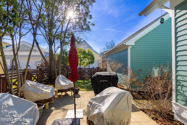 view of patio / terrace with grilling area