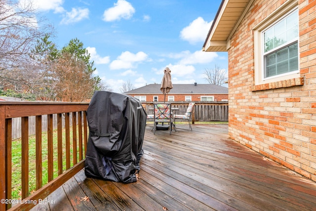 view of deck