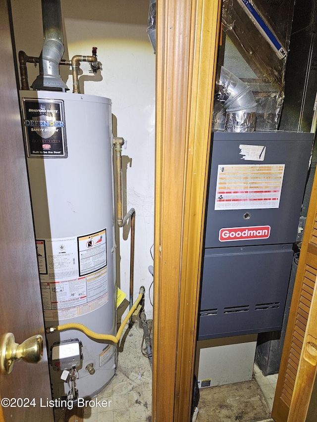 utilities with water heater