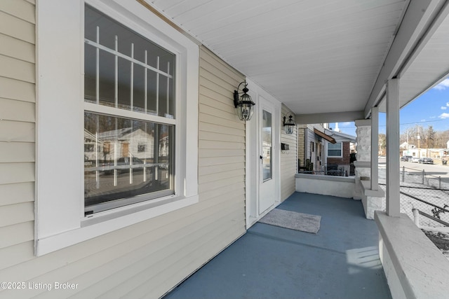 view of patio / terrace featuring a porch