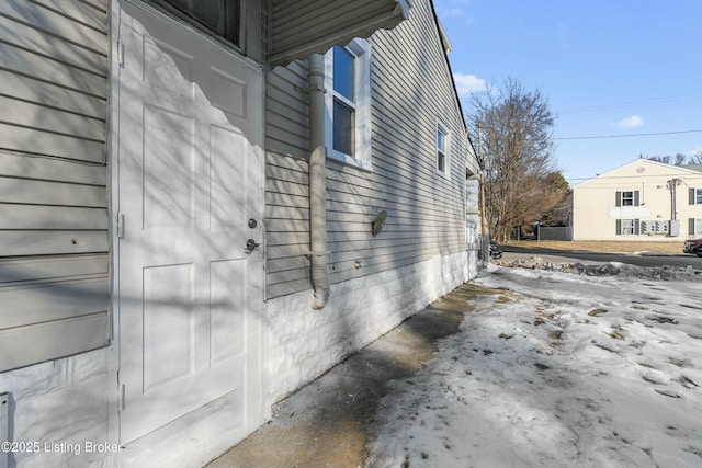 view of home's exterior