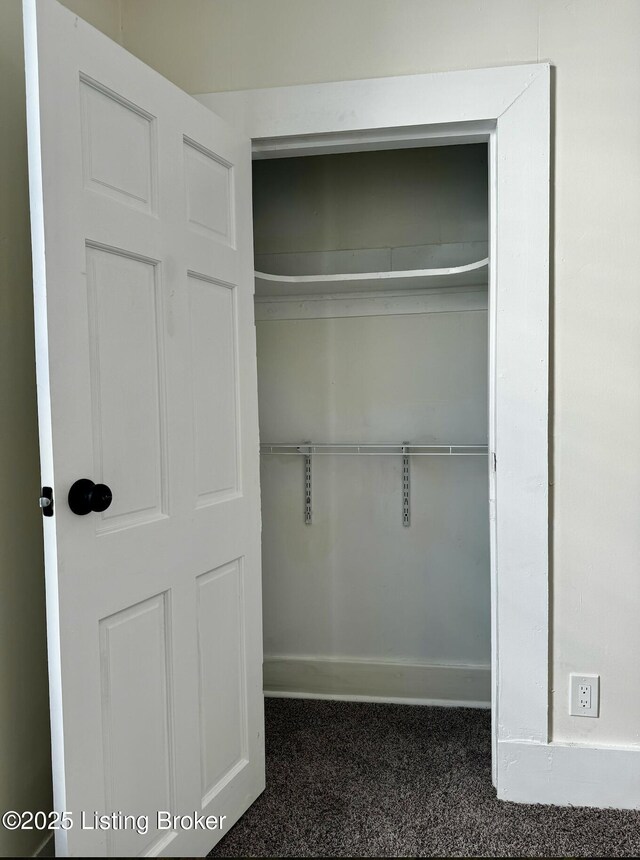 view of closet