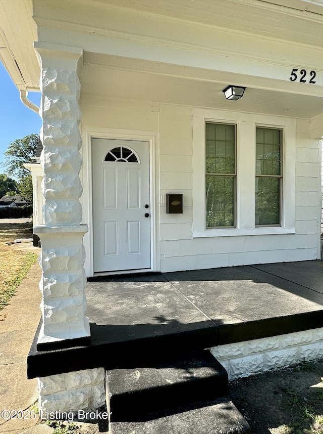 view of entrance to property