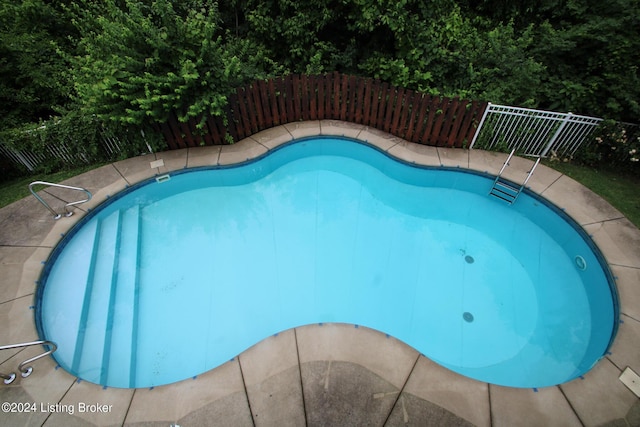 view of pool