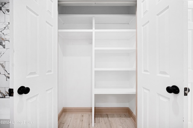 view of closet