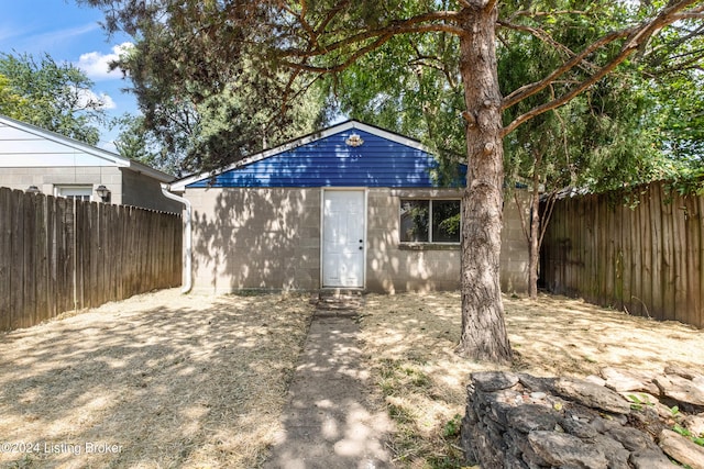 view of outbuilding