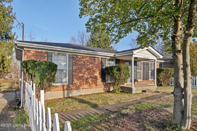 view of ranch-style home