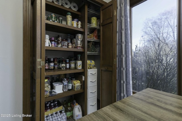 view of pantry