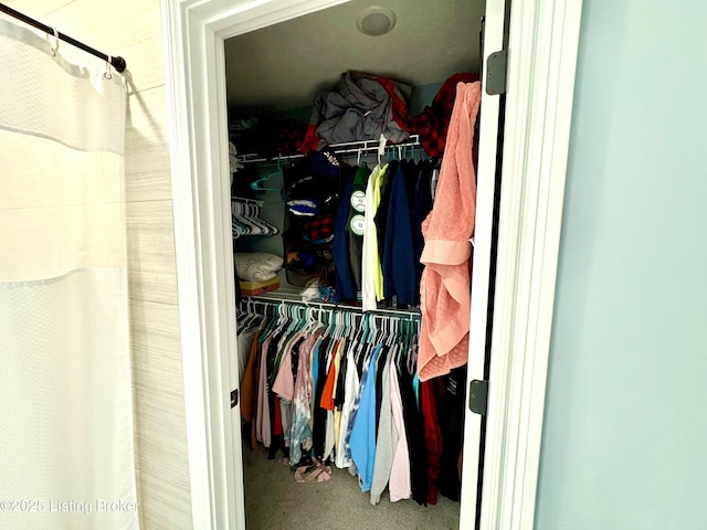 view of closet