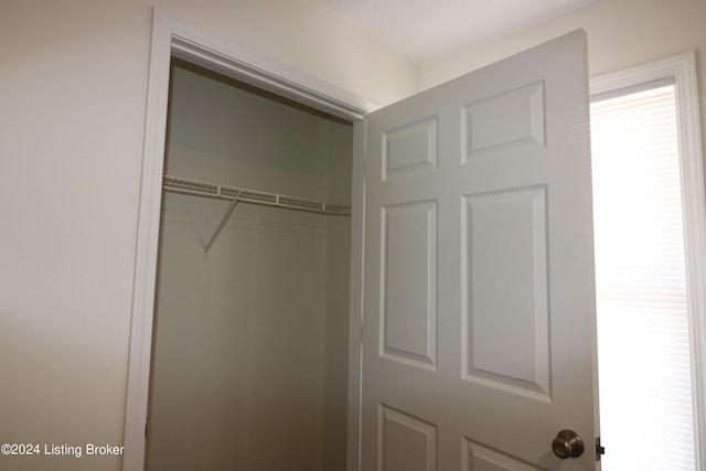 view of closet