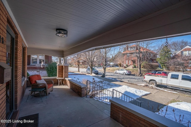 view of patio / terrace featuring a porch