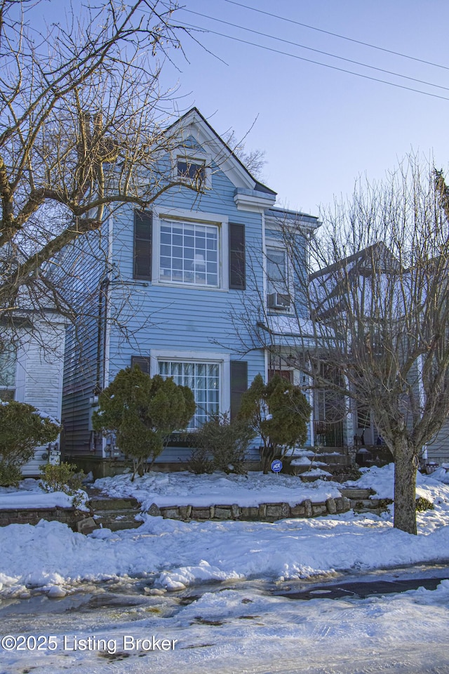 view of front of home