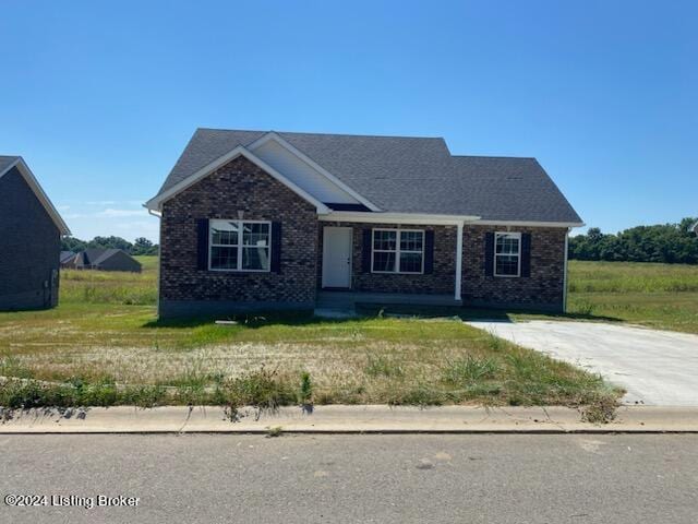 view of front of property