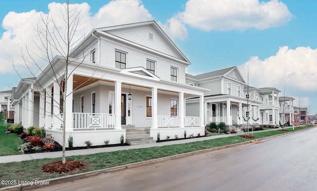 view of front of house with a porch