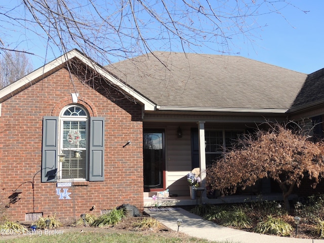 view of front of home