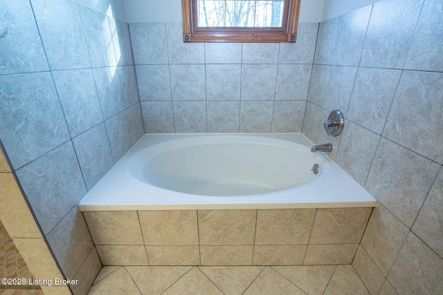 bathroom featuring a bathing tub