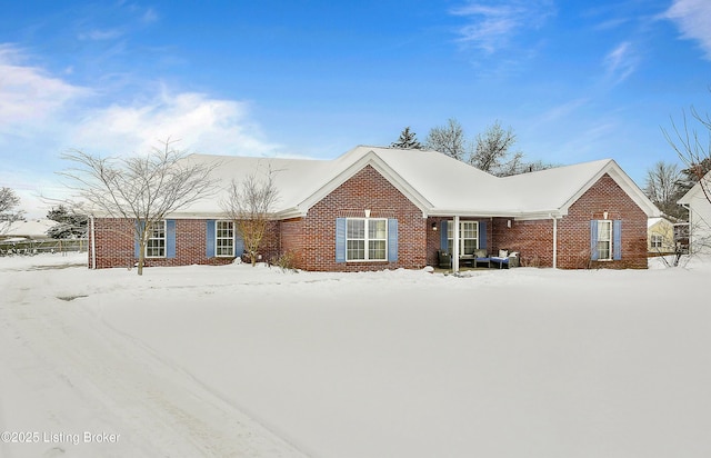 view of ranch-style home