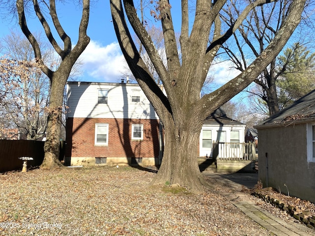 view of side of property