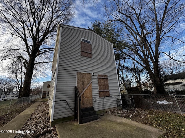 view of rear view of property