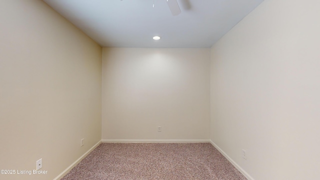 unfurnished room with carpet flooring