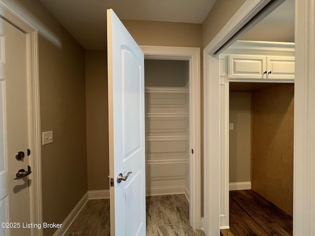 view of closet