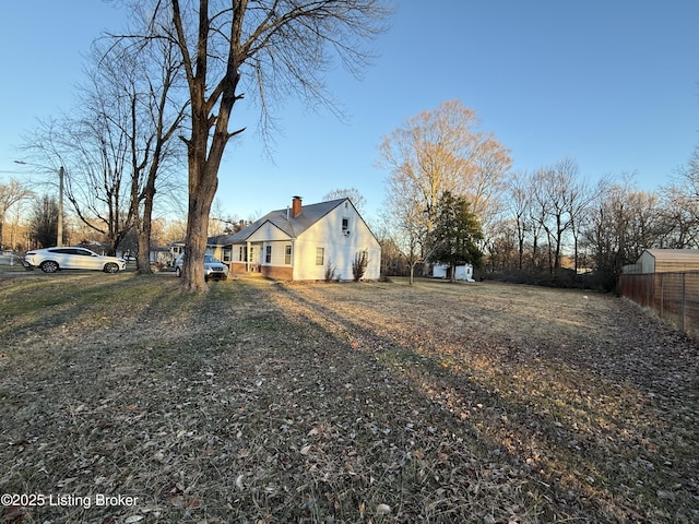 view of side of home