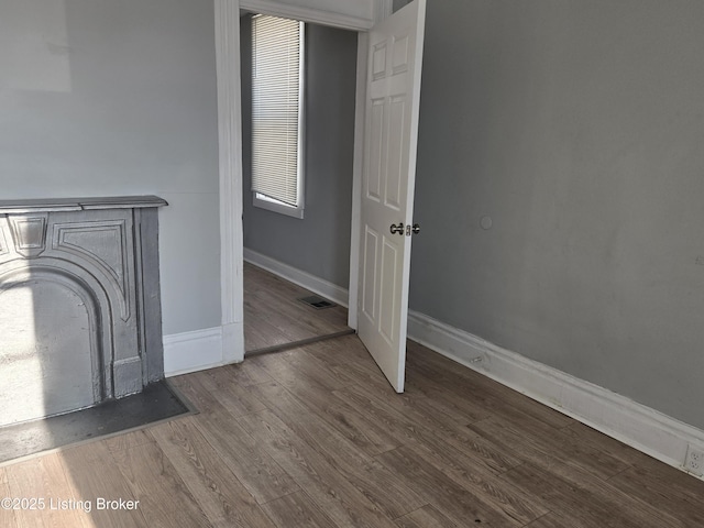 interior space featuring hardwood / wood-style flooring