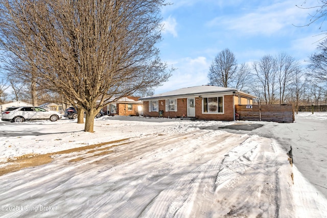 view of front of home