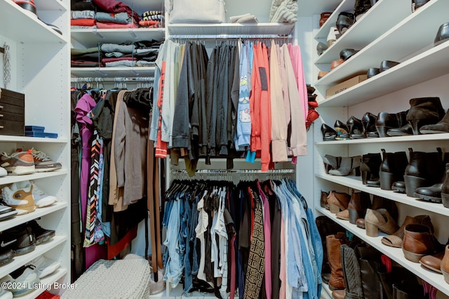 view of spacious closet