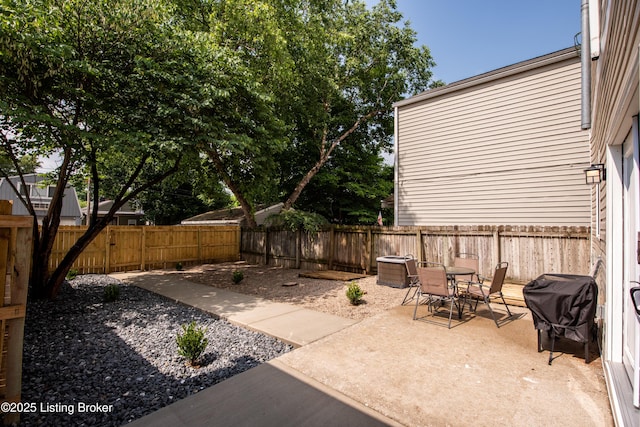 view of patio / terrace with area for grilling