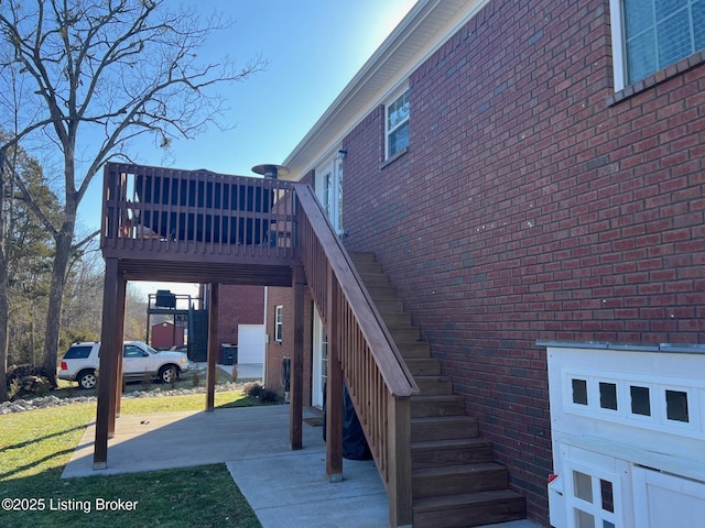 view of home's exterior featuring a garage