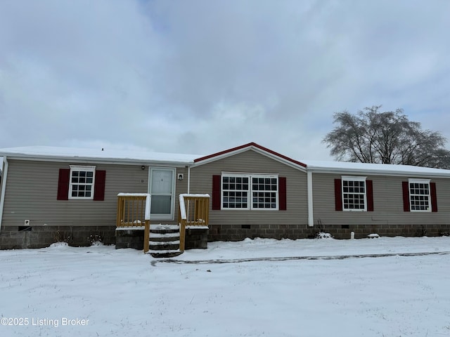 view of manufactured / mobile home