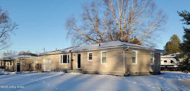 view of front of home