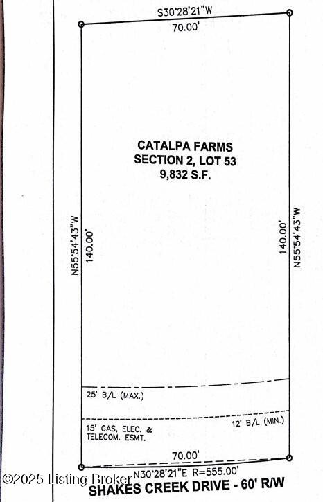 17723 Shakes Creek Dr, Fisherville KY, 40023 land for sale