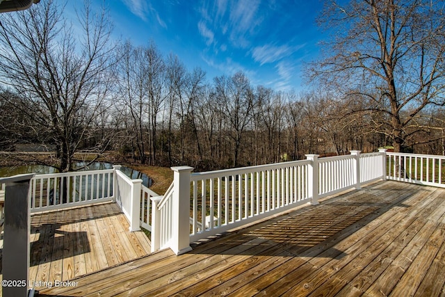 view of deck