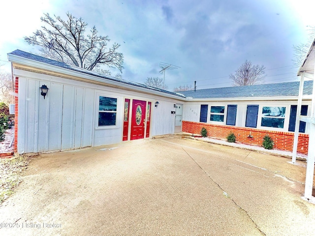 view of ranch-style house