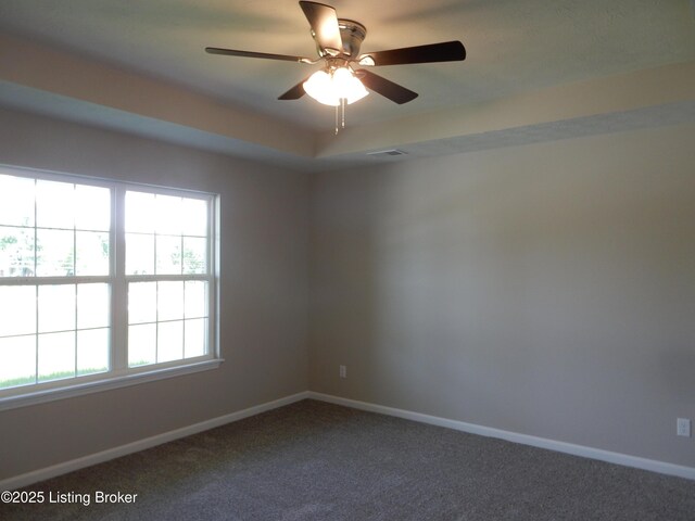 159 Diane Ct, Lebanon Junction, KY 40150 - unfurnished room featuring ceiling fan, baseboards, and carpet floors