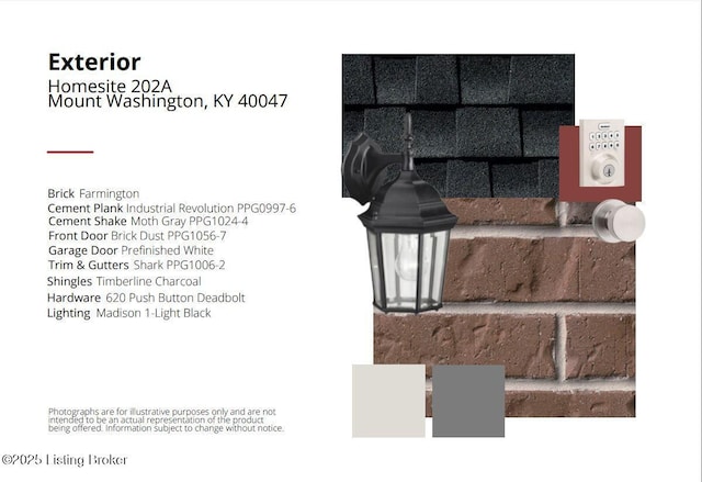 view of miscellaneous listing collateral