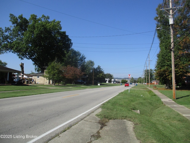 view of road